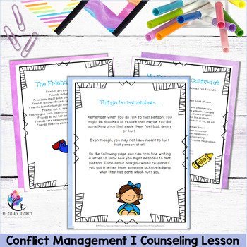 Repairing Friendships Kit I Conflict Management I Counseling Lesson - Image 4