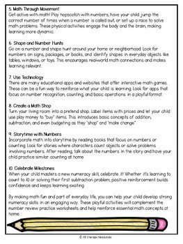 NUMBER CRAFTS - Numeracy Skills - Coloring Pages, Cutting Skills & Crafts 0-9 - Image 3
