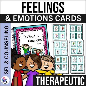 Feelings & Emotions Cards & Posters - behavior support, therapy, intervention