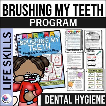 BRUSHING TEETH SEQUENCE and VISUAL SCHEDULE - Brushing Teeth Activities