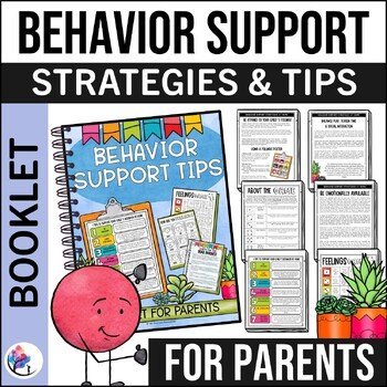 BEHAVIOR SUPPORT TIPS FOR PARENT Booklet for Parents  - PBS - Handout - Parents