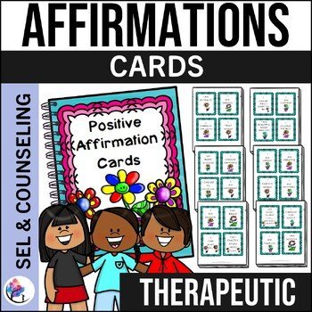 Positive Affirmation Cards - Growth Mindset, Positve Self Talk, Social Emotional