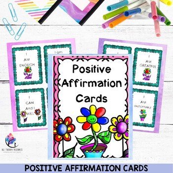 Positive Affirmation Cards - Growth Mindset, Positve Self Talk, Social Emotional - Image 2
