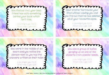 Conflict Resolution Task Cards - social skill and growth mindset for teenagers - Image 3