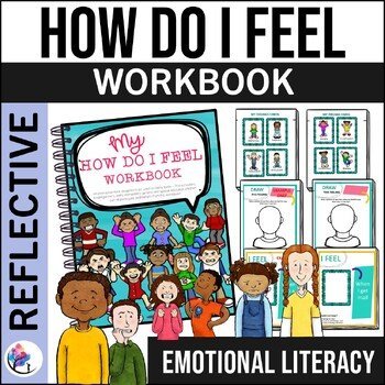 HOW DO I FEEL Workbook - Special Needs, Autism, Emotional Regulation SPED SEL
