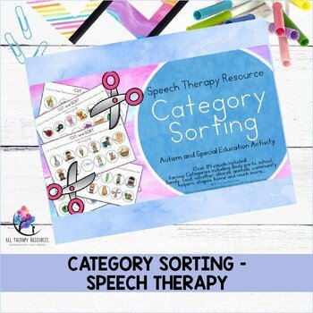 Category Task Sorting for Adult Speech Therapy - Cognition & Dementia - SEL - Image 2