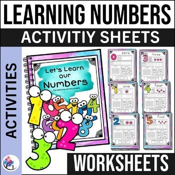 Learning Numbers 0-20 - Number Recognition, Writing, Number Worksheets