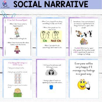 My Coping Skills Social Narrative - Learning to Cope Emotions Feelings - Image 3