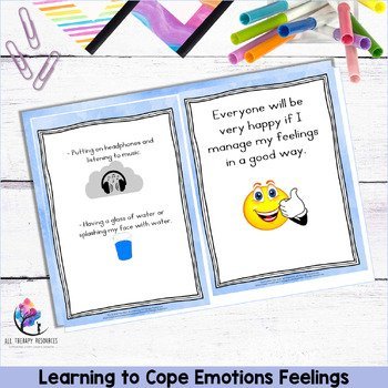 My Coping Skills Social Narrative - Learning to Cope Emotions Feelings - Image 4