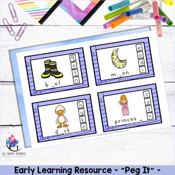 PEG IT LITERACY CARDS - Letter & Sound Recognition with Fine Motor Skills - Image 4