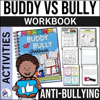 BULLYING LESSONS WORKBOOK - Anti Bullying Cyberbullying Worksheets & Activities