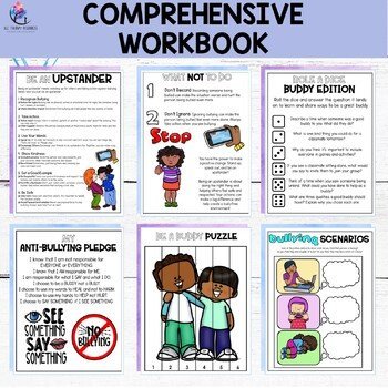 BULLYING LESSONS WORKBOOK - Anti Bullying Cyberbullying Worksheets & Activities - Image 3