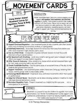 WINTER COUNSELING ACTIVITIES - Movement Cards - Brain Breaks - Image 2