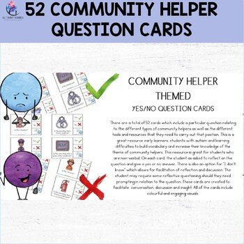 Community Helpers - Yes No Questions - Speech Therapy & Autism Resource - Image 3