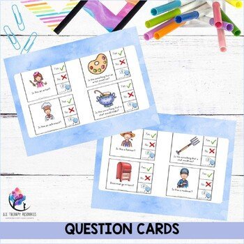 Community Helpers - Yes No Questions - Speech Therapy & Autism Resource - Image 4
