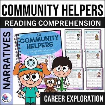 COMMUNITY HELPERS Reading ADLs Comprehension Passages  | Understanding Dementia