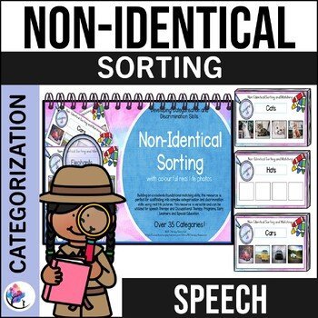 Non-Identical Sorting - Over 35 Categories - Real Life Photos - Special Ed