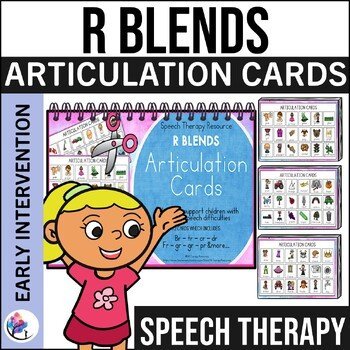 R BLENDS - ARTICULATION ACTIVITIES - Speech Therapy Activities Cards Visuals