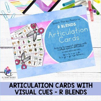 R BLENDS - ARTICULATION ACTIVITIES - Speech Therapy Activities Cards Visuals - Image 2