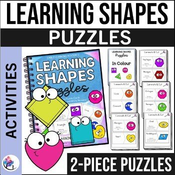 Learning my Shapes - Two Piece Puzzles - Early Learning - Autism Support