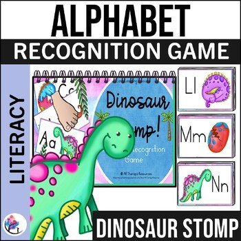 Alphabet Recognition - Dinosaur Stomp! - SPED - Posters - Decor
