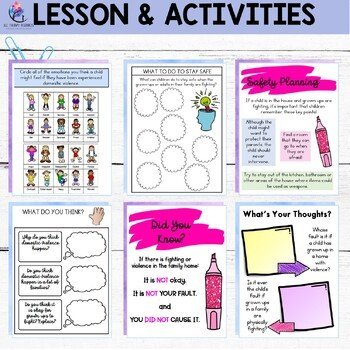 ERIN'S LAW LESSON & ACTIVITIES - Child Abuse Prevention: Domestic Violence - Image 3