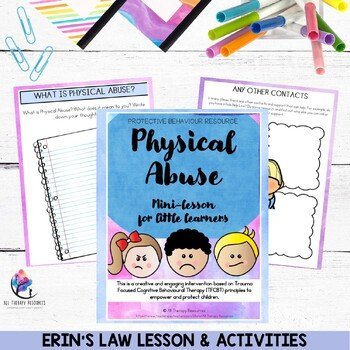 ERIN'S LAW LESSON & ACTIVITIES : Child Abuse Prevention: Physical Abuse - Image 2