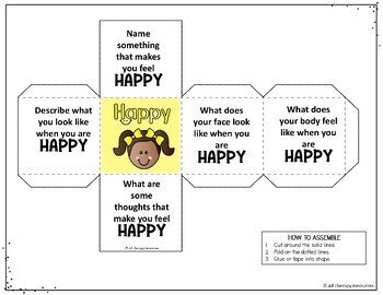 FEELINGS & EMOTIONS Dice Game - Emotional Literacy, Game, CBT - Image 4