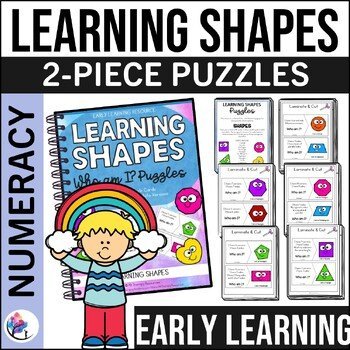 Shapes In Everyday Life - Who Am I? 2-Piece Puzzles - Preschool