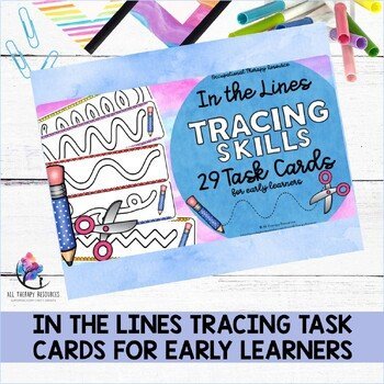 TRACING CARDS - PRE WRITING IN THE LINES - Fine Motor Skills for Writing Skills - Image 2