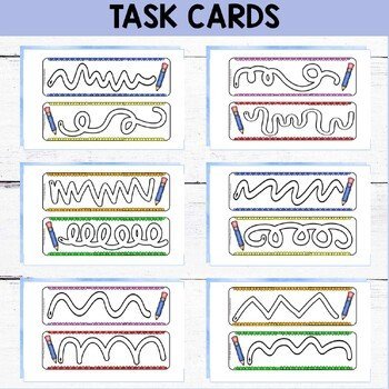TRACING CARDS - PRE WRITING IN THE LINES - Fine Motor Skills for Writing Skills - Image 4