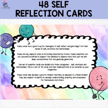CBT Trauma Informed Self Reflection Questions - identity, emotion, relationship - Image 3
