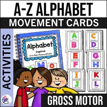 ALPHABET MOVEMENT CARDS - Gross Motor Skills & Occupational Therapy Activities