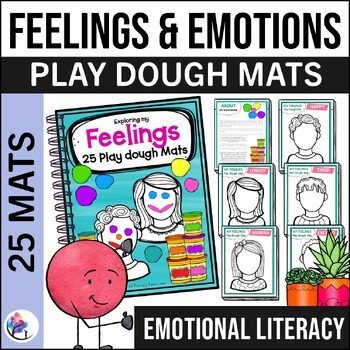 FEELINGS PRESCHOOL PLAY DOUGH MATS Emotions & Feelings Emotional Regulation SEL