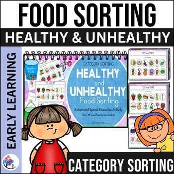 HEALTHY AND UNHEALTHY FOOD SORTING ACTIVITY - Dental Nutrition Lesson Preschool
