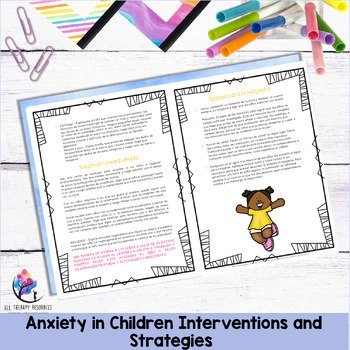 Anxiety in Children Interventions and Strategies - Tip sheet - SPANISH VERSION - Image 3