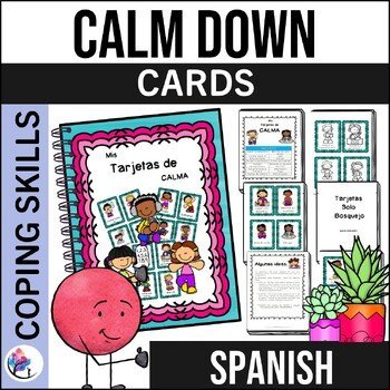 COPING SKILLS ACTIVITY - Coping Skills Toolbox, Cards, Visuals - SPANISH VERSION