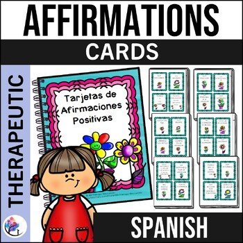 Positive Affirmation Cards - Counseling Activities - SPANISH VERSION