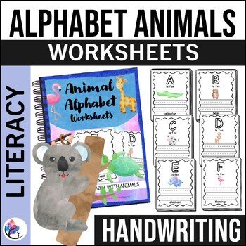 Alphabet Letters Practice Pages A-Z (Kindergarten Worksheets)