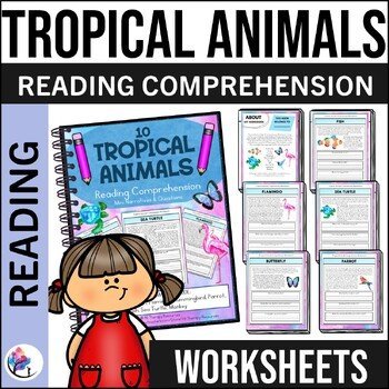 TROPICAL ANIMALS Reading ADLs Comprehension Passages  | Aphasia Dementia