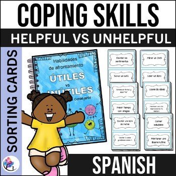 HELPFUL vs UNHELPFUL Coping Skills - Counseling Mini Lesson - SPANISH VERSION