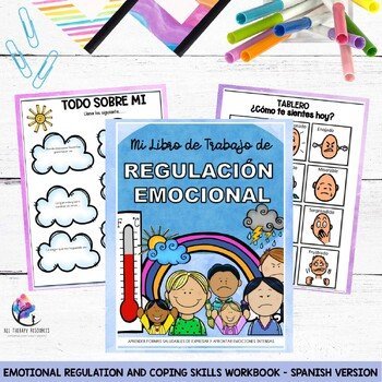 25 Feelings Preschool Play Dough Mats - Emotions Play Doh - SPANISH VERSION - Image 2