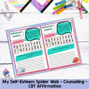 Growth Mindset Diary - Daily Reflection for Teenagers - SPANISH VERSION - Image 4