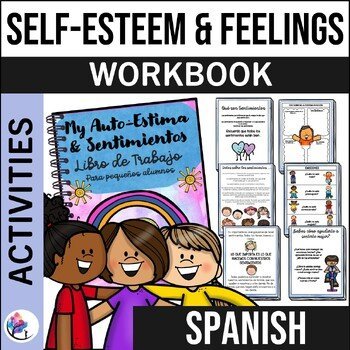 SELF-ESTEEM & FEELINGS Workbook for Mini Learners - SPANISH VERSION