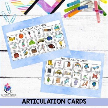 97 ARTICULATION CARDS (B - CH - D sounds with Visual Cues) Speech Therapy - Image 4
