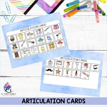56 ARTICULATION CARDS (SH - TH sounds with Visual Cues) Speech Therapy - Image 4
