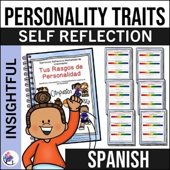 "Your Personality Traits" - Growth Mindset Reflection Exercise - SPANISH VERSION