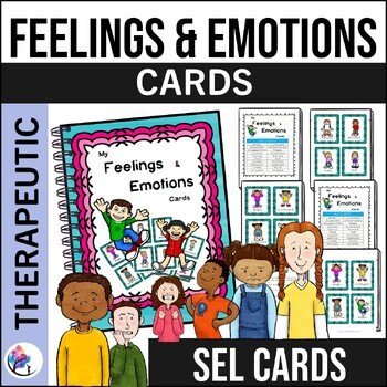 Feelings & Emotions Cards & Posters - behavior support, therapy