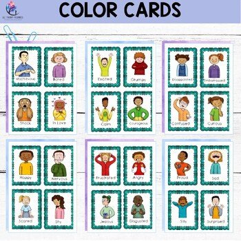 Feelings & Emotions Cards & Posters - behavior support, therapy - Image 3