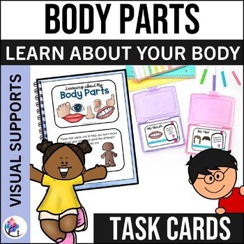 Learning about MY BODY - Task Cards - Kindergarten - Vocabulary - Homeschool